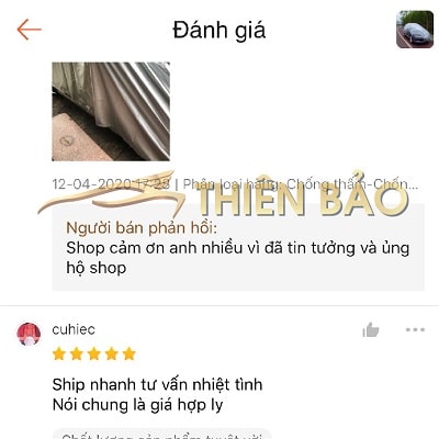Áo trùm 7 chỗ