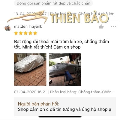 Bạt phủ 4 chỗ